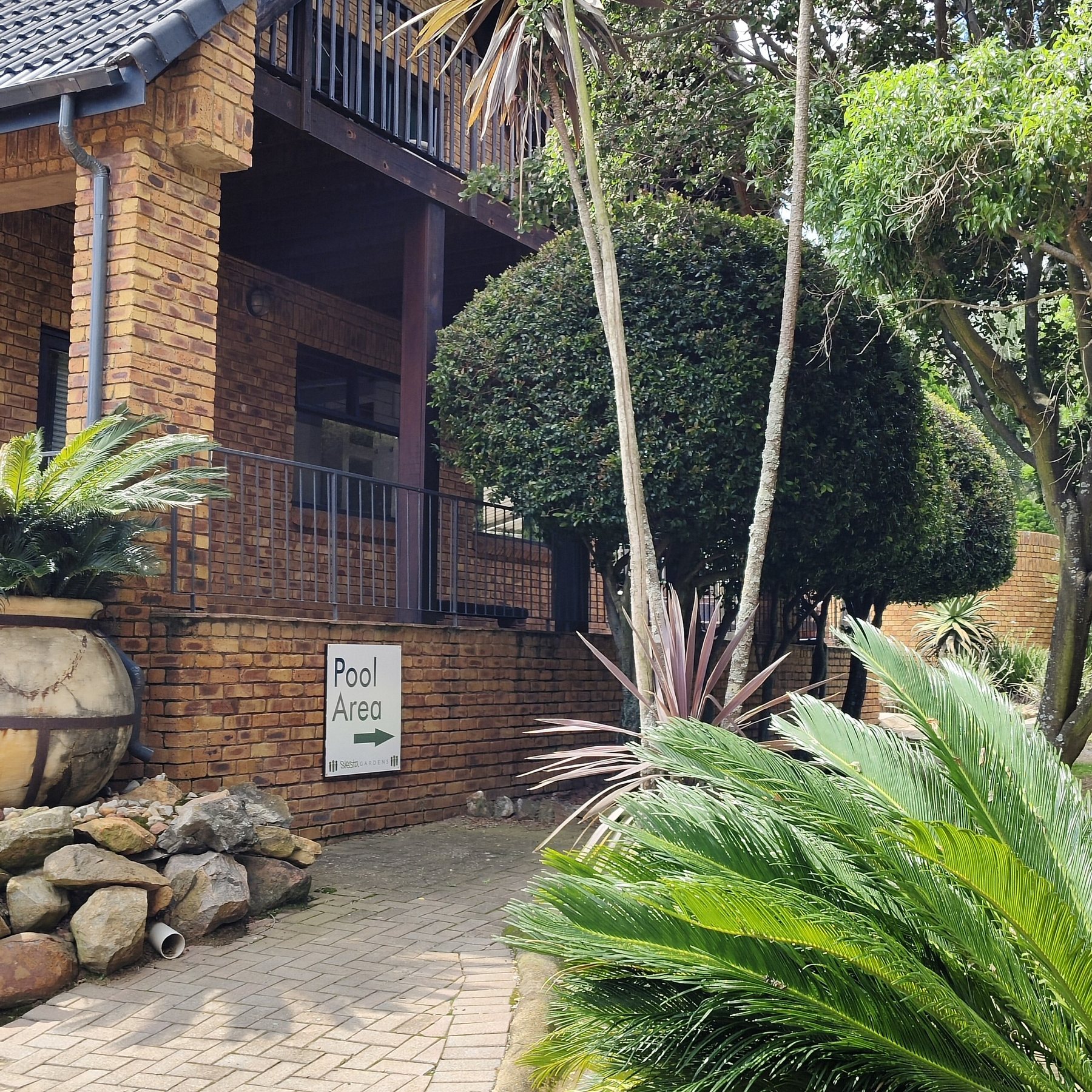 Garden entrance